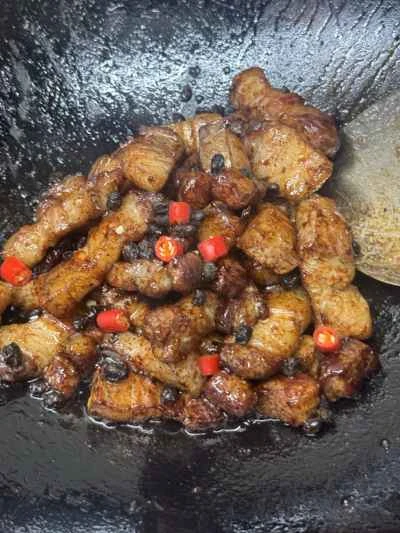 発酵黒豆入り蒸し豚バラ肉の作り方：7