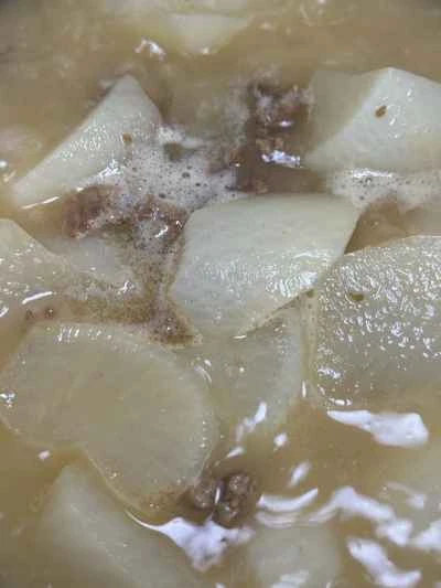 ひき肉入り大根の煮込みの作り方：9