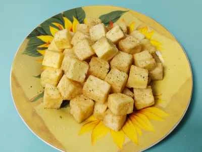 フレーバー付きポテトキューブのレシピ