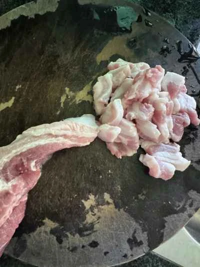 豚バラ肉とゴーヤの煮込みの作り方：3