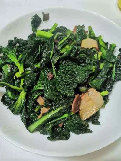 塩豚としわしわ野菜のレシピ