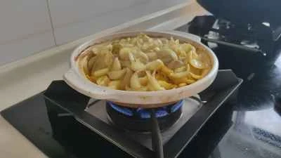 ユリ焼きカボチャの作り方：6