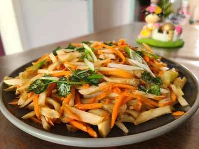 エルサレムアーティチョークとニンジンのサラダの作り方：9