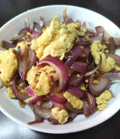 玉ねぎと卵の炒め物のレシピ
