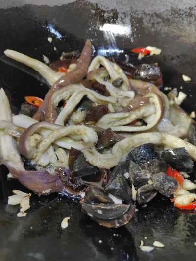 卵とピーマンの煮込みナスの作り方：11