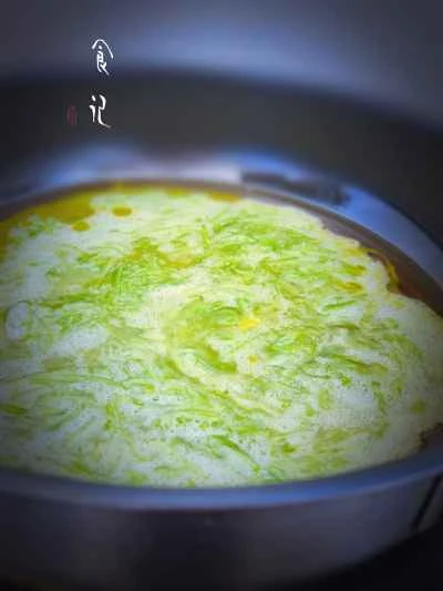 ゴーヤと卵のパンケーキのレシピ手順：6