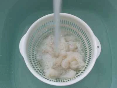 こんにゃくの結び目とカリフラワーの炒め物の作り方：2