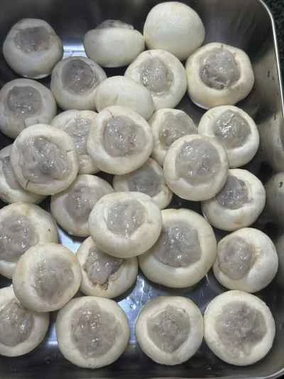 きのこ入りエビ団子の作り方：3