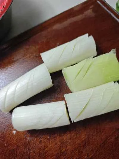 ネギ入りナマコの煮込みの作り方：4