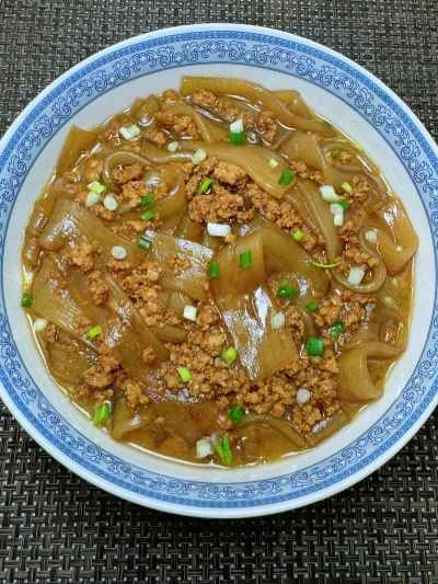 ひき肉とライスヌードルの作り方：12