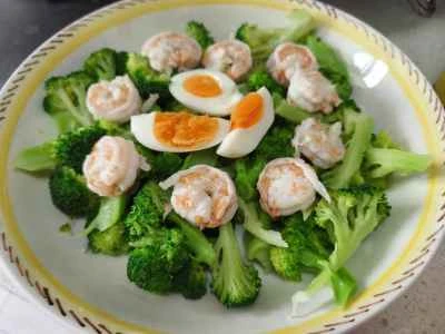 ブロッコリーとエビのサラダの作り方：12