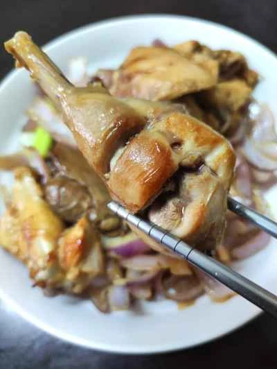 フライパンで焼いたチキンナゲットのレシピ手順：8