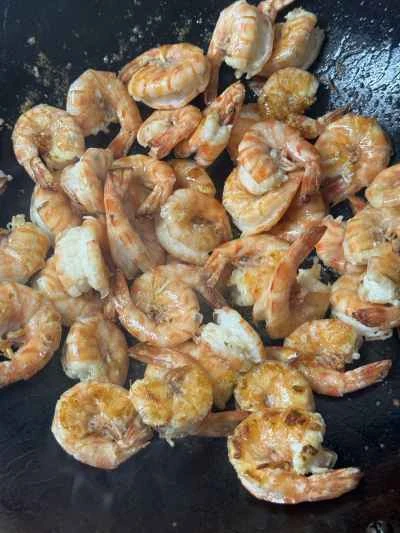 エビと大葉の炒め物の作り方：6