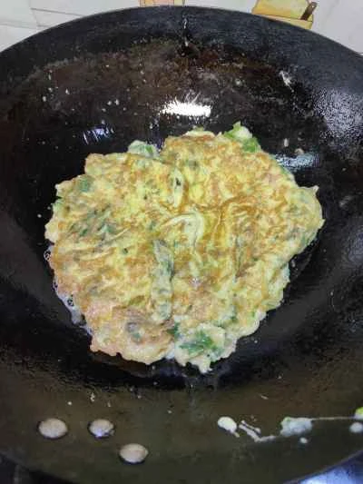 バジル入り目玉焼きの作り方：11