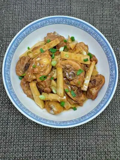 鶏肉とたけのこの煮込みの作り方：13