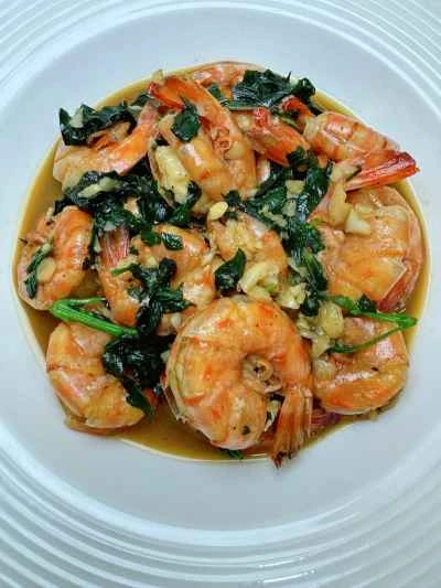 エビと大葉の炒め物の作り方：16