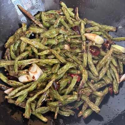 インゲン豆の炒め物の作り方：4