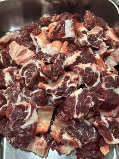 大根入りサテ牛ブリスケットの作り方：1