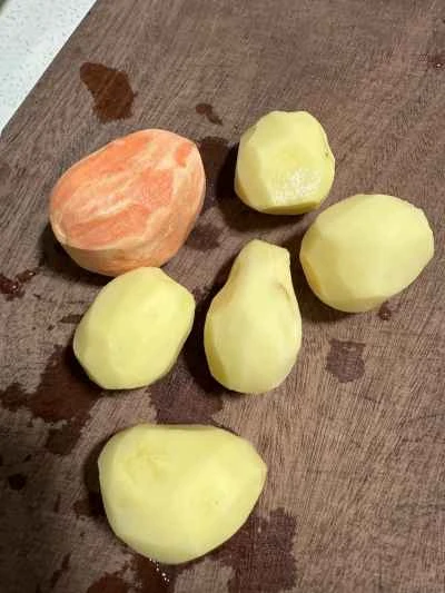 ローストポテトの作り方：1