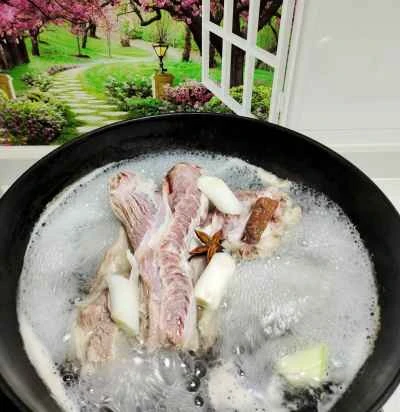 香ばしい牛肉の塊を作る手順：1