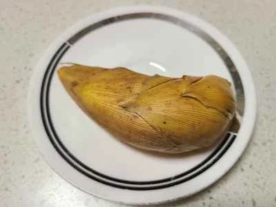 細切り鶏肉とたけのこの炒め物の作り方：1