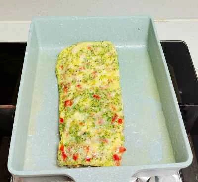 みじん切り野菜オムレツの作り方：5