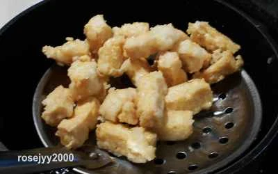 トマトソースの甘酢豆腐の作り方：6