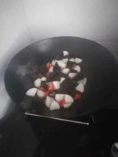 きくらげと玉ねぎの炒め物の作り方：6