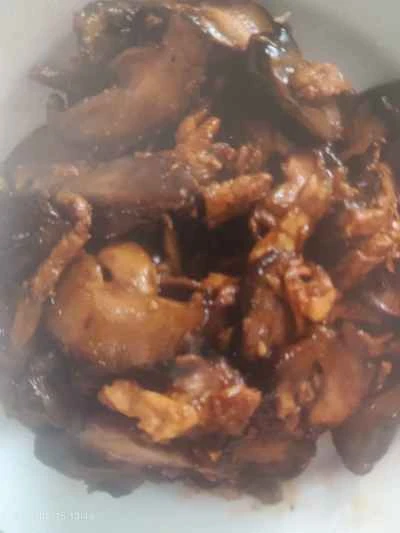 きのこと豚肉の炒め物のレシピ