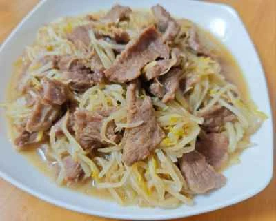 牛肉ともやし炒めのレシピ