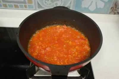 トマト入りスクランブルエッグの作り方：5