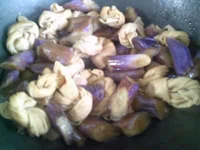 豆腐の結び目とナスの煮込みの作り方：11