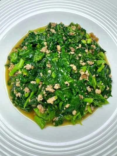 ひき肉と冬野菜の炒め物の作り方：11