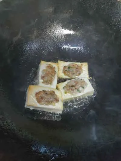 キノコの煮込みと豆腐の詰め物の作り方：5