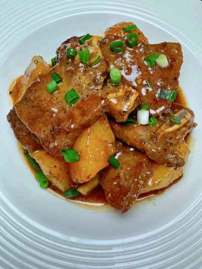 ポテトと黒胡椒のビーフリブの作り方：13