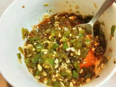 ローストチリと塩漬け卵の作り方：9