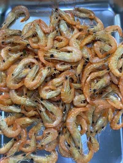 エビとニラの花の炒め物の作り方：3