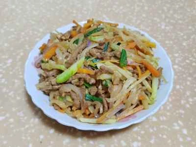 牛肉と野菜の炒め物のレシピ