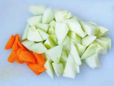 きゅうり入りスクランブルエッグの作り方：3