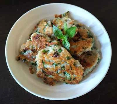 ウグイのフィッシュケーキのソテーレシピ