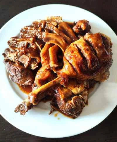 鴨肉の煮込みの作り方：8