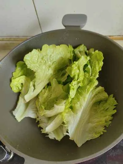 醤油レタスのレシピ手順：1