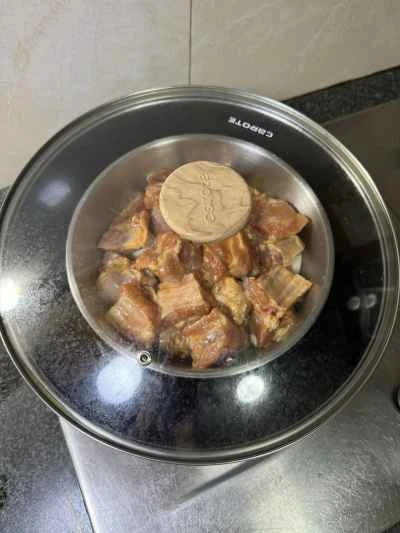 タロイモ入り蒸し豚スペアリブの作り方：8