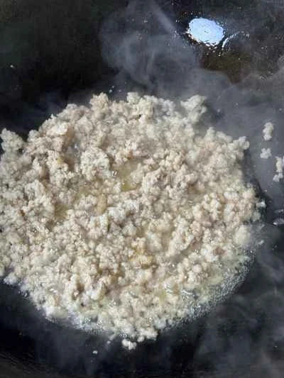 エビ、ひき肉、大根の作り方：6