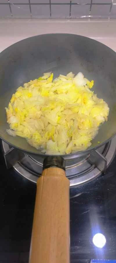離乳食：キャベツ炒めの作り方：4