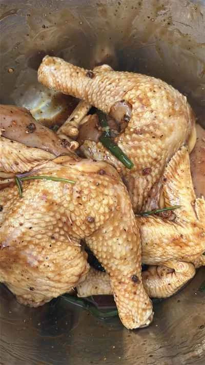 ローストチキンのレシピ手順：2