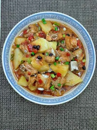 ジャガイモ入り蒸し豚スペアリブの作り方：14