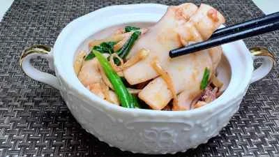 生姜入りドライポットイカのレシピ手順：14