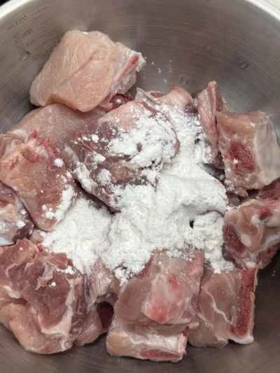 ジャガイモ入り蒸し豚スペアリブの作り方：7