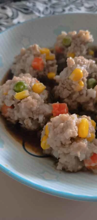 蒸しヤムミートボールのレシピ手順：5